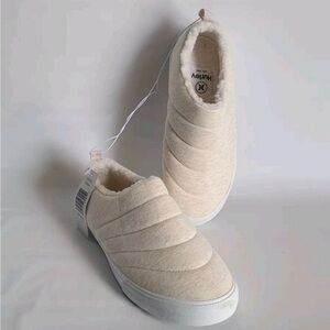 Hurley Kids Cream Quilted Slip-On Shoes